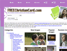Tablet Screenshot of freechristiancard.com